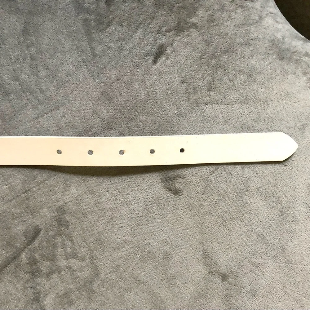 H&M white belt